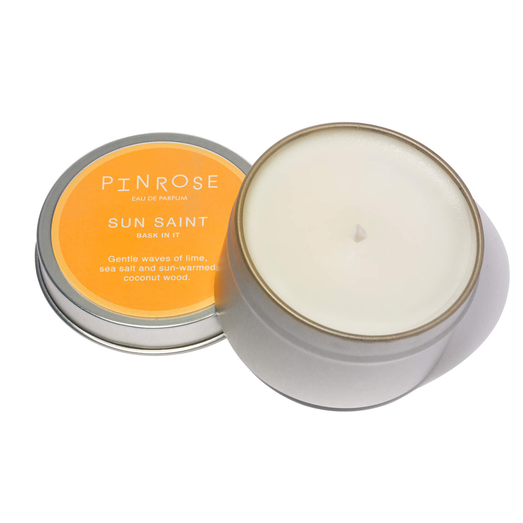 Sun Saint Personal Candle Tin